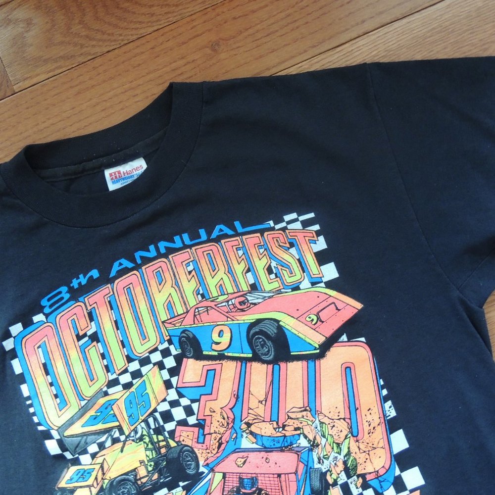 Black graphic t-shirt from 1995